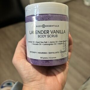 Lavender Vanilla Body Scrub - Purple
